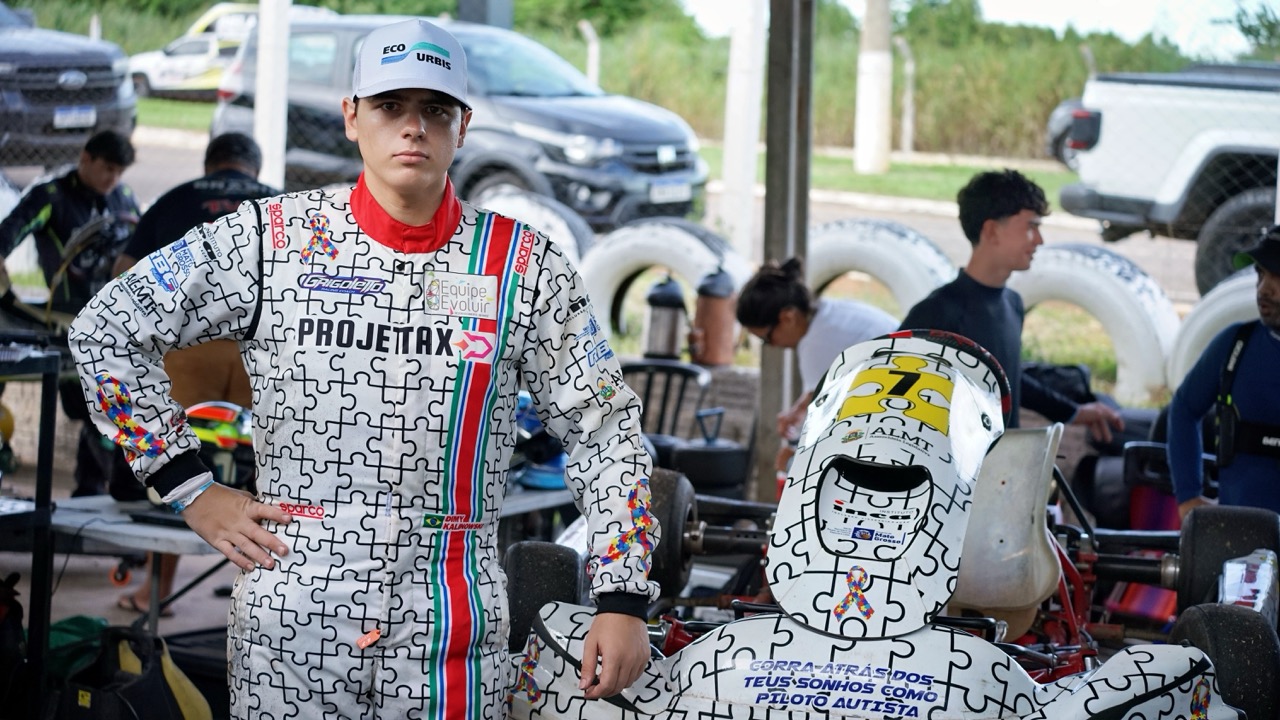 Piloto autista Dimy Kalinowski é destaque na ESPN Brasil.