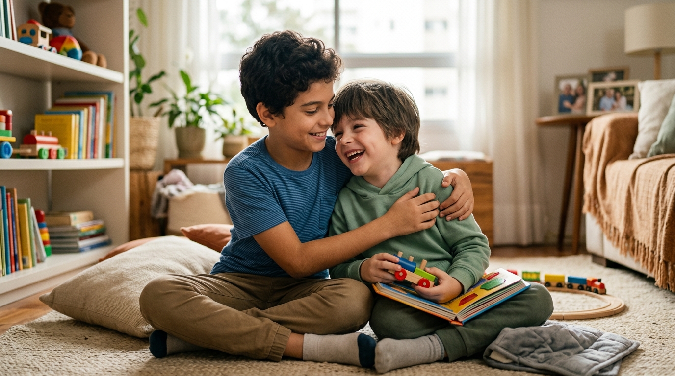 Laços que Acolhem: Irmãos Fortes no Mundo do Autismo