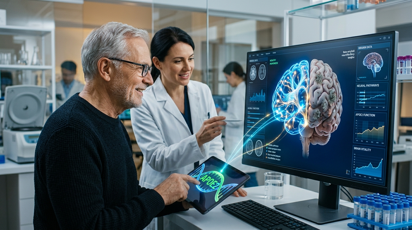 O escudo genético: como o gene APOE2 pode blindar o cérebro contra o Alzheimer e o envelhecimento